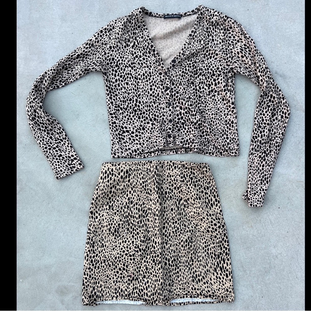 Brandy Melville Cheetah Leopard Set